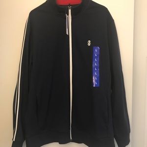 IZOD Size Large Navy Zip up Jacket